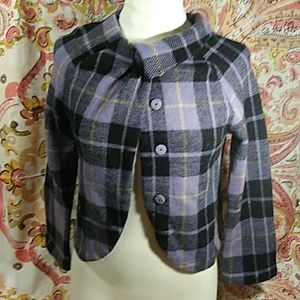 Charlie & Robin Viewfinder Purple Plaid Jacket